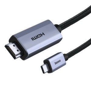 Baseus High Definition Series USB Type C - HDMI 2.0 4K 60Hz kábel 2m fekete (WKGQ010101)