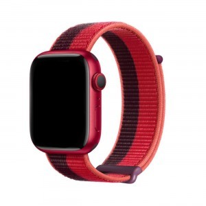 Apple Watch 4/5/6/7/8/SE/Ultra (42/44/45/49mm) Dux Ducis sport óraszíj piros