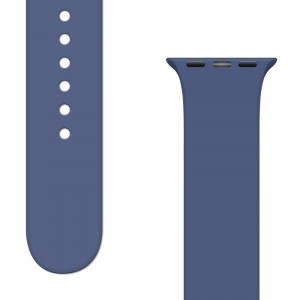 Apple Watch 4/5/6/7/8/SE (38/40/41mm) Silicone APS óraszíj kék