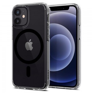 iPhone 12/12 Pro Spigen Ultra Hybrid MagSafe tok fekete