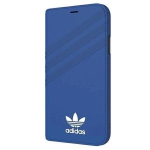 iPhone X/Xs Adidas Originals Booklet Suede fliptok kék