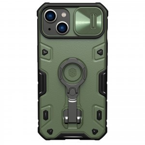 iPhone 14 Nillkin CamShield Armor Pro tok sötétzöld