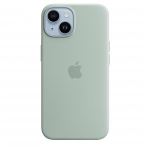 iPhone 14 szilikontok kövirózsa (MPT13ZM/A) Apple gyári MagSafe-rögzítésű (SEASONAL 2022 Fall)