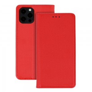 Xiaomi 12 Pro Telone mágneses fliptok piros