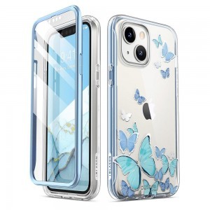 iPhone 13/14 Supcase Cosmo tok kék pillangós