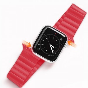 Apple Watch Ultra (49mm) Dux Ducis mágneses óraszíj piros