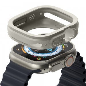 Apple Watch Ultra 49mm Ringke Air Sports gél TPU tok szürke