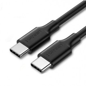 Ugreen USB-C – USB-C PD kábel 60W 1m fekete