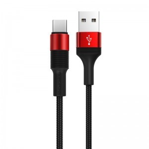 Borofone BX21 Outstanding USB - Type C kábel 3A 1m piros