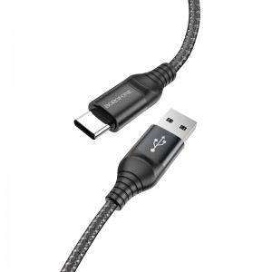 Borofone BX56 Delightful USB - Type C kábel 3A 1m fekete