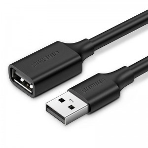 Ugreen US103 USB 2.0 hosszabbító kábel, 5 m (fekete)