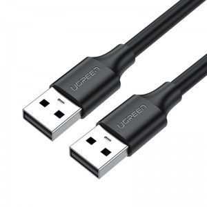 Ugreen US102 USB 2.0 - USB 2.0 kábel kábel, 3 m (fekete)