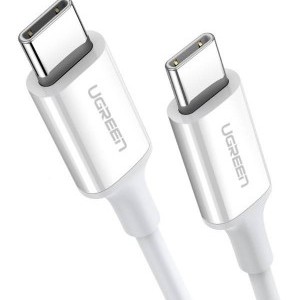 Ugreen US264 USB-C - USB-C kábel, 60W, 2m (fehér)