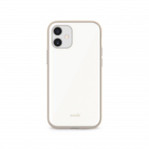 iPhone 12 Mini Moshi iGlaze Slim Hardshell tok fehér