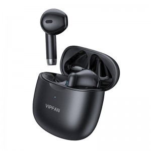 Vipfan T06 TWS bluetooth vezeték nélküli fülhallgató (fekete)