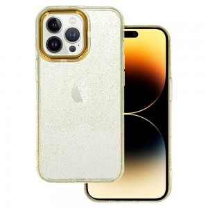 iPhone 14 Pro Max Tel Protect Gold Glitter tok arany