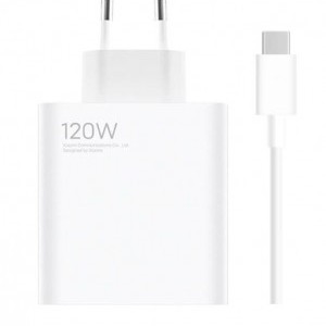 Xiaomi MDY-13-E USB-A 120W hálózati töltő adapter + USB-C kábel fehér