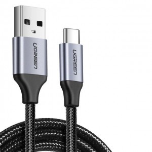Ugreen USB-USB-C QC3.0 kábel 0.25 m (fekete)