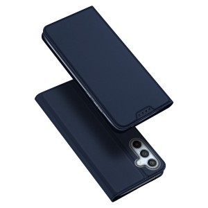 Samsung Galaxy A54 5G Dux Ducis Skin Pro Öko Bőr fliptok kék