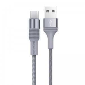 Borofone BX21 Outstanding USB - Type C kábel 3A 1m szürke