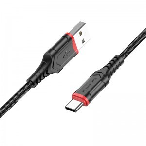 Borofone BX67 USB - Type C kábel 3A 1m fekete